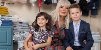 Daniela Gyorfi și fiica ei, Maria – imaginea Magazinului My Beautiful Angel din Galați