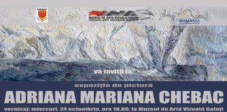Expoziția de pictură a Adrianei Mariana Chebac, la Muzeul de Artă Vizuală Galați