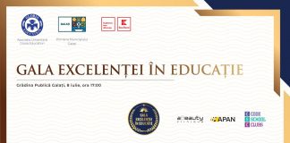 Ȋn iulie, la Galați, Asociația Gloria Education organizează Gala Excelenței în Educație