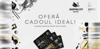 Cadouri reușite pentru sărbători împlinite la Shopping City Galați