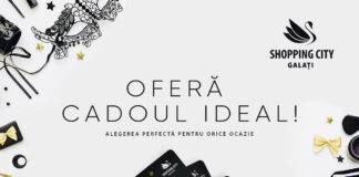 Cadouri reușite pentru sărbători împlinite la Shopping City Galați